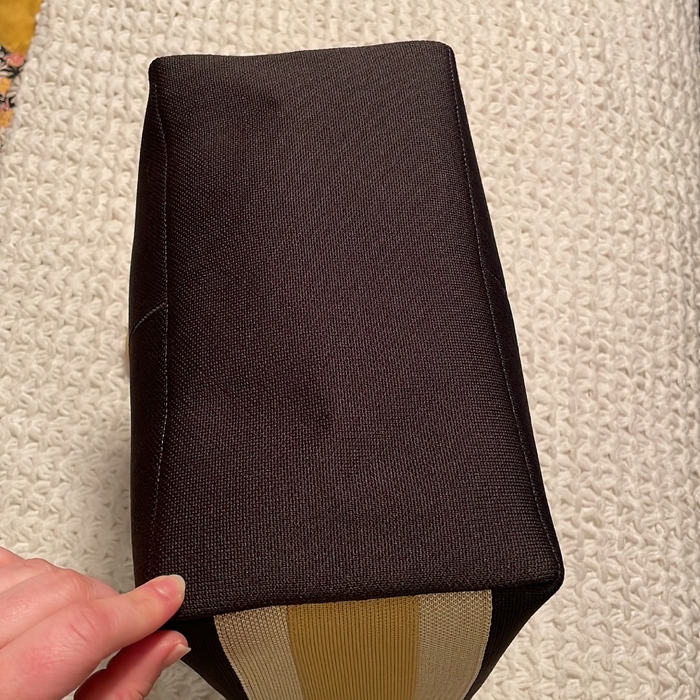 Rothy's Navy Tote with Yellow Strap - Picture 3 of 13